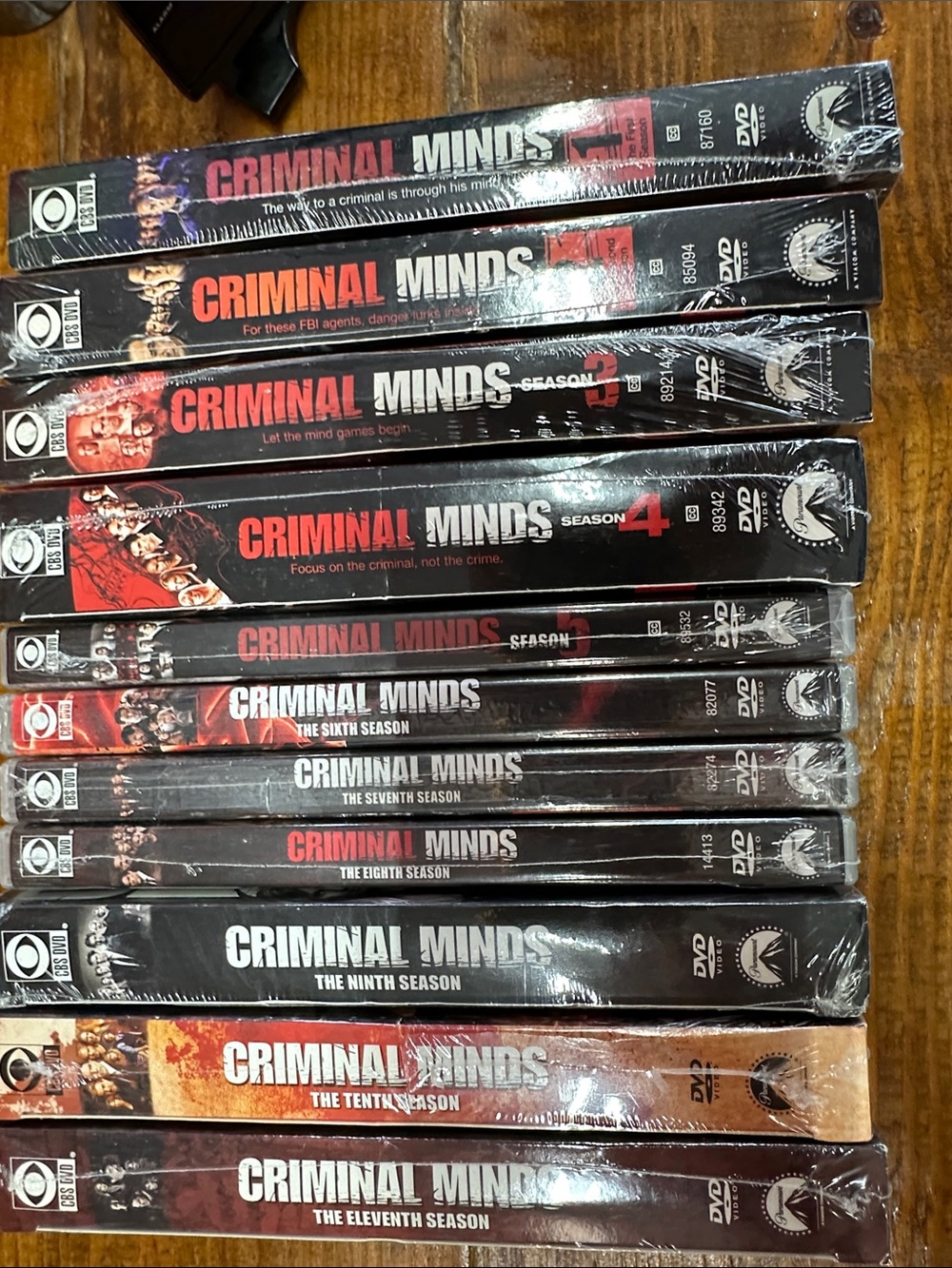 Criminal Minds DVD Box Set Seasons 1-11 - Black & Red